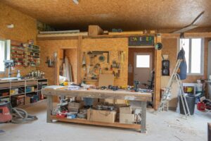 Atelier du placard sous l'escalier atelier