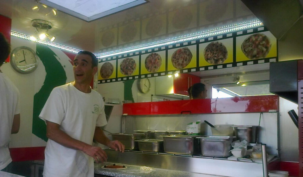Lucien Pizza préparation