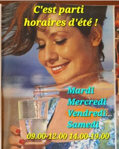 Art Déco Brocanterie horaires d'été