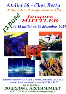 affiche expo jacques huttler