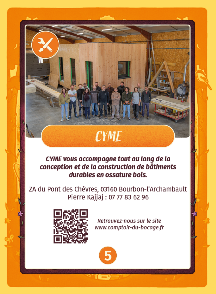 CYME - Carte jeux Comptoir du Bocage