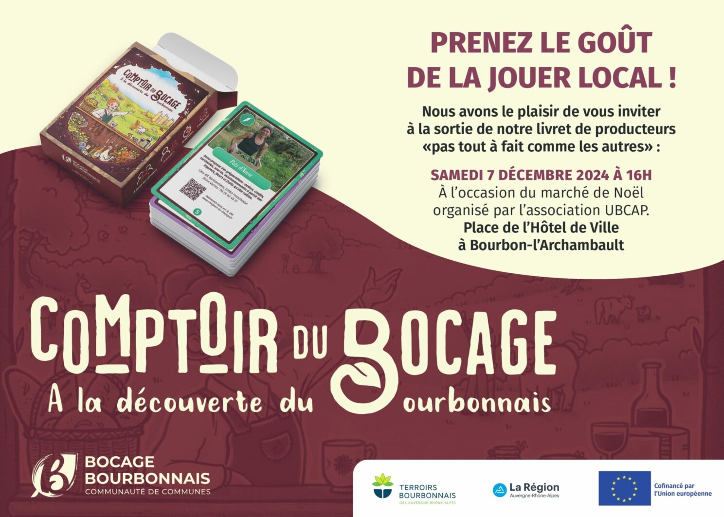 Invitation lancement Comptoir du Bocage