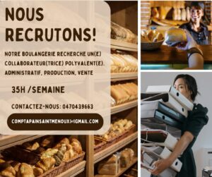 recrutement boulangerie saint menoux