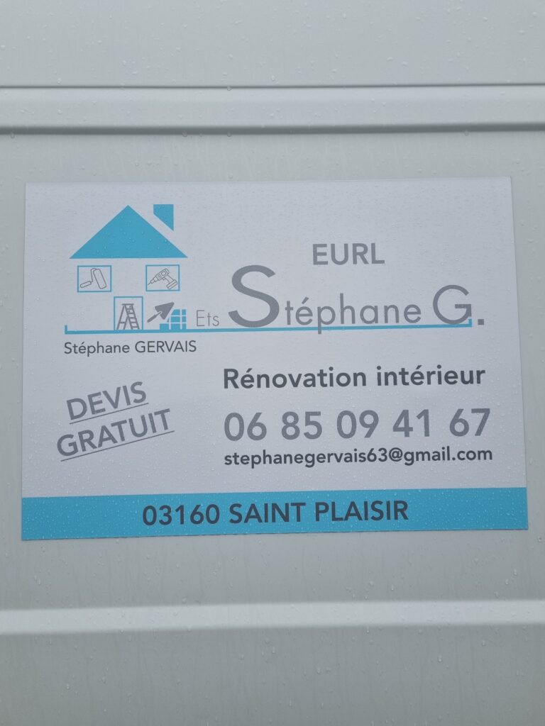 EIRL Stéphane Gervais bourbon-l'archambault