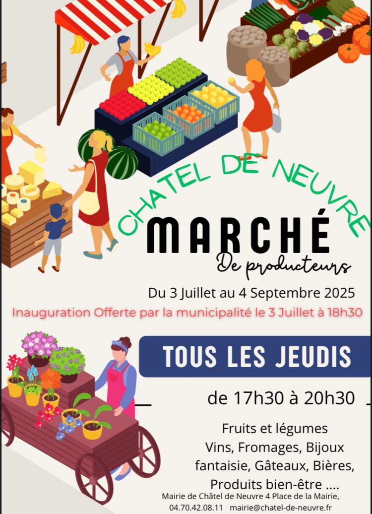marché chatel de neuvre