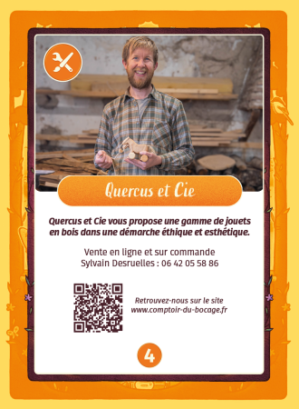 Quercus et Cie - Carte jeux Comptoir du Bocage