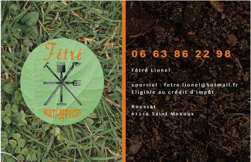 FETRE carte de visite