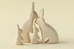 Quercus et Cie lapins en bois